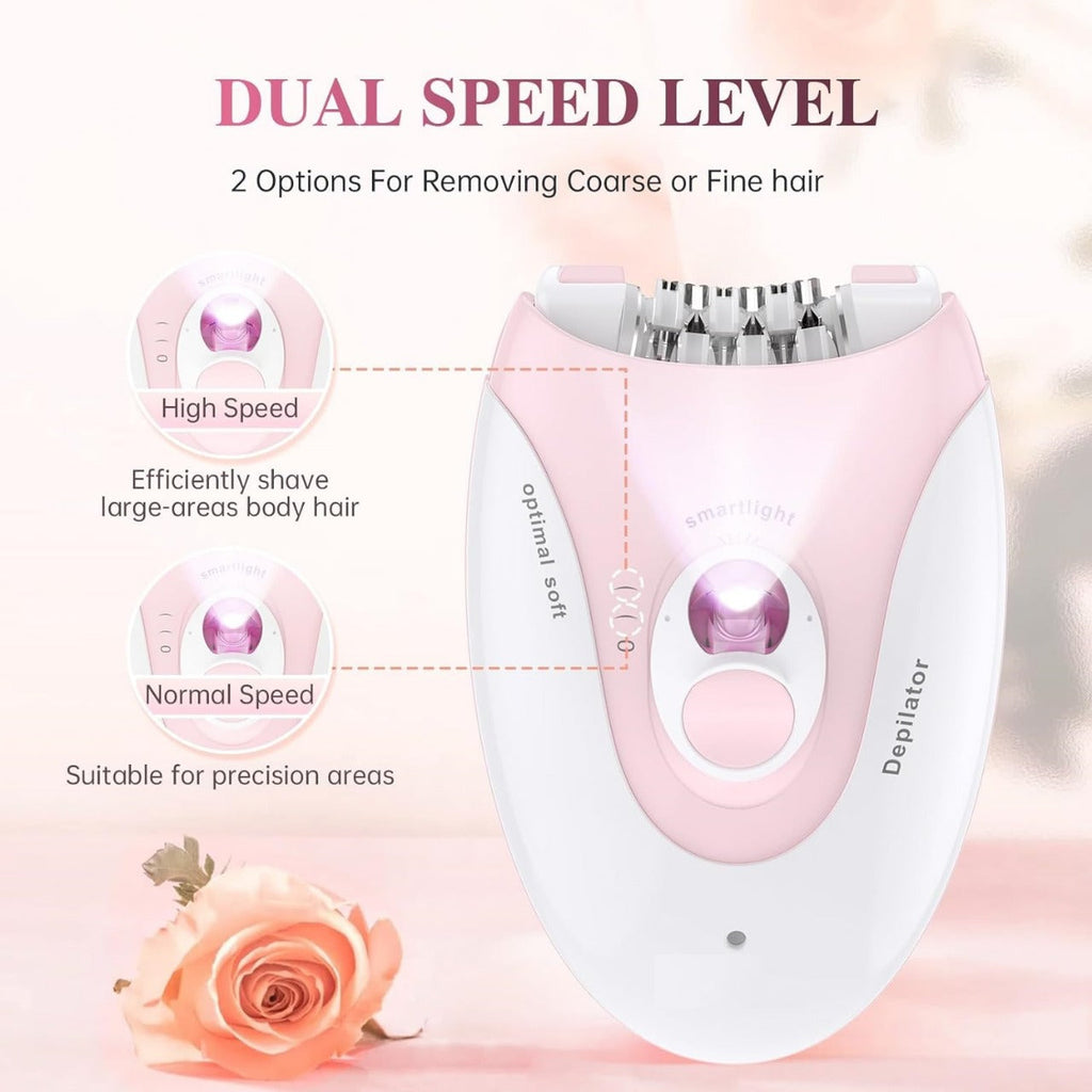 Daling DL-6032 Women’s Cordless Epilator – Rechargeable Hair Removal Device