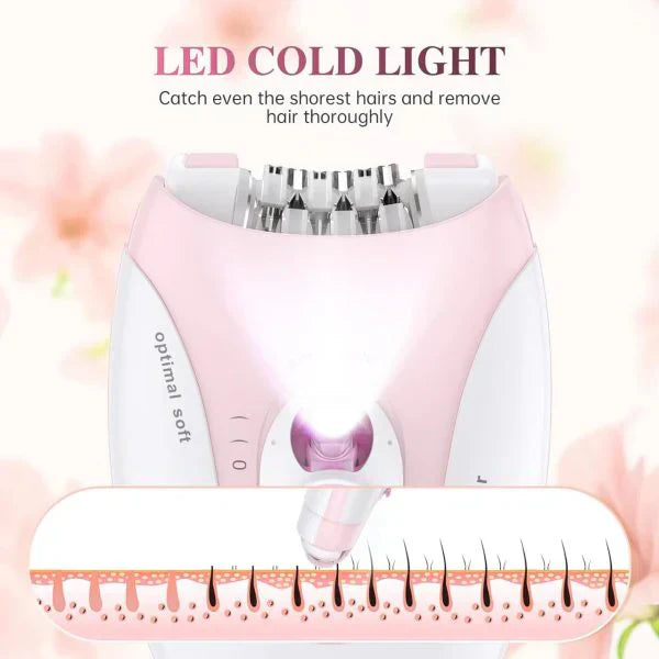 Daling DL-6032 Women’s Cordless Epilator – Rechargeable Hair Removal Device